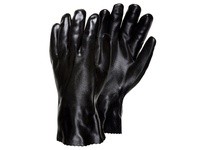 MCR 6524SJ Black Double Dipped PVC Sandy Jersey Lined 14 | YarinInd