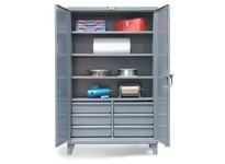 StrongHold 66-244-6/5DB Industrial Cabinet with Lower Drawers | Durable Storage