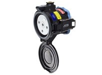 Meltric 66-94163-HAZ DSN150 HAZ RECEPTACLE METAL BLACK SIZE 5 TYPE 4X 3P+G 150 A 208 VAC 60 Hz NO AUX