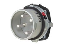 Meltric 66-98147-HAZ DSN150 HAZ INLET METAL SIZE 5 TYPE 4X 3P+N+G 150 A 347/600 VAC 60 Hz NO AUX