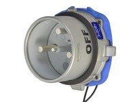 Meltric 66-98163-262-HAZ DSN150 HAZ INLET METAL SIZE 5 TYPE 4X 3P+G 150 A 208 VAC 60 Hz +2 AUX