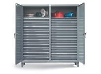 StrongHold 66-DS-242-28DB Double Shift Industrial Cabinet | Durable Storage Solution