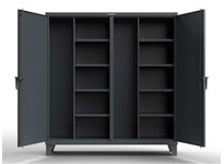 StrongHold 66-DSBC-248 Double Shift Janitorial Closet 72x24x72 8 Shelves