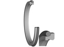 Dichtomatik AD61-110X122.2X8.1 67082582 WIPER 40 PERCENT BRONZE FILLED PTFE/NBR 70 O-RING ENERGIZED DOUBLE WIPER