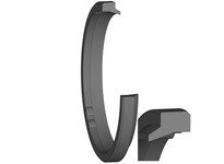 Dichtomatik A42-32X40X5 67188308 WIPER D STYLE POLYURETHANE 92 DURO WIPER METRIC