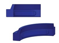 Dichtomatik A42-200X220X10 67188762 WIPER D STYLE POLYURETHANE | Industrial Supplies