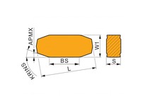 Pramet LNGF 300715-PM:6630 6752833 Bar peeling inserts