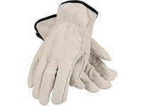 68-105/L Top Grain Cowhide Leather Drivers Economy Grade | Durable Gloves