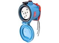 Meltric 69-84043-263 DSN100 RECEPTACLE METAL BLUE SIZE 4 TYPE 4X IP 69 3P+G 100 A 480 VAC 60 Hz +3 AUX