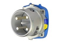Meltric 69-88167 DSN100 INLET METAL SIZE 4 TYPE 4X IP 69 3P+N+G 100 A 120/208 VAC 60 Hz NO AUX