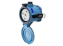 Meltric 69-94163 DSN150 RECEPTACLE METAL BLUE SIZE 5 TYPE 4X IP 69 3P+G 150 A 208 VAC 60 Hz NO AUX