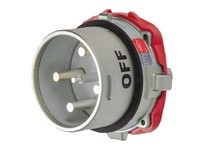 Meltric 69-98047-A155 DSN150 Inlet Metal Size 5 Type 4X IP69 | Industrial Supplies