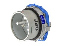 Meltric 69-98163-A155 DSN150 Inlet Metal Size 5 Type 4X IP69 | Industrial Supply