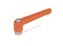 JWWINCO 6TA08O GN300.1-78-3/8X16-OS Zinc Die-Cast Adjustable Lever | YarinInd