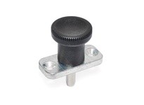 JWWINCO 6W14L62 GN608.6-6-14 Indexing Plunger with Plastic Knob, Plate Mount Lock-Out, Length:45mm
