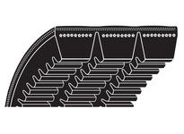 Bestorq 7/CX96 Classical Cogged Banded V-Belt