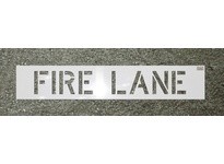 Hanson 70029 "FIRE LANE"- 4"X3" CHARACTER SIZE | High-Quality Industrial Supplies