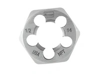 IRWIN 7005 1/2" - 14 NPT HCS Hex Die 1-7/16"