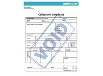 Adam 700660288 Calibration certificate