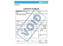 Adam 700660290 Calibration Certificate | YarinInd