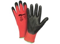 701CRNF/M Zone Defense 15 Gauge Red Nylon Shell Black Nitrile Foam Palm | YarinInd