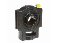 SealMaster ST-27C 1.688" Mounted Ball Bearing, Cast Iron Wide Slot Take Up, 52100 Bearing Steel, Black Oxide Coated, Setscrew Lo