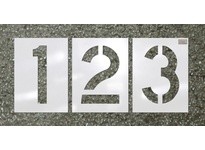 Hanson 70382 18 PC NUMBER KIT-4"X2-3/4" CHARACTER SIZE | YarinInd
