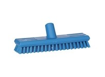 Vikan 70413 Deck Scrub Waterfed Stiff 11" PP/PBT Blue