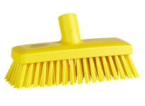 Vikan 70426 Compact Wall/Deck Scrub Hard 8.858" Yellow | YarinInd