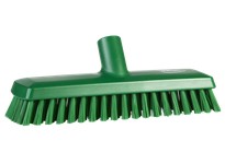 Vikan 70432 Deck Scrub Medium 11" PP/PBT Green | YarinInd