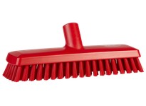 Vikan 70434 Deck Scrub Medium 11" PP/PBT Red