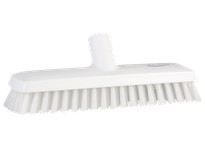 Vikan 70435 Deck Scrub Medium 11" PP/PBT White