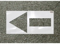 Hanson 70470 (ARROW STRAIGHT)-42" SYMBOL LENGTH 48"X24"