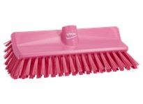 Vikan 70471 Brush High-Low Medium 10" PP/PBT Pink | YarinInd