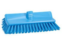 Vikan 70473 Brush High-Low Medium 10" PP/PBT Blue | YarinInd