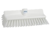 Vikan 70475 Brush High-Low Medium 10" PP/PBT White | Durable Cleaning Tool