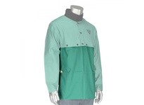 7052/14 IRONCAT 9oz 14" FR Green Sateen Cotton Bib WCPG