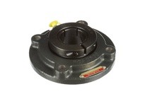 SealMaster MFC-35TC 2.188" Mounted Ball Bearing, Cast Iron Piloted Flange, 52100 Bearing Steel, Black Oxide Coated, Concentric L