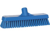 Vikan 70603 Brush Wall/Floor Scrub Stiff 12" PP/PBT Blue