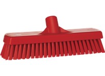 Vikan 70604 Brush Wall/Floor Scrub Stiff 12" PP/PBT Red | Durable Cleaning Tool