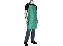 7080/42 IRONCAT 9oz 42" FR Green Sateen Cotton Apron WCPG