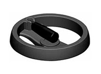 Te-Co 70953 2 Spoke Plastic Hand Wheels with Folding Handle | Industrial Supplies