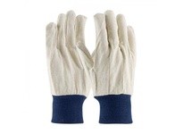 710BKWK Canvas Single Palm Natural 10 oz Cotton/Polyester Blue Knit Wrist Men's