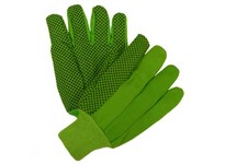 710KGRPD Canvas Single Palm Hi-Vis Green 10 oz Cotton | YarinInd