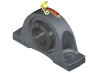 SealMaster NP-32T RM 2" Mounted Ball Bearing, Cast Iron Two Bolt Pillow Block, 52100 Bearing Steel, Black Oxide Coated, Concentr