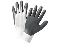 713SNC/8 PosiGrip White Polyester Knit Shell Gray Nitrile | YarinInd