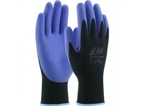 713SPA/S PosiGrip Black Nylon Knit Shell Blue Air Injected PVC Palm