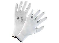 713SUC/M PosiGrip 13G White Nylon Shell White Polyurethane Smooth Grip