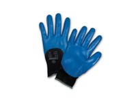 715SNC/S Black Nylon Shell 3/4 Blue Nitrile Coating | YarinInd