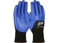 715SNC/XL Black Nylon Shell 3/4 Blue Nitrile Coating